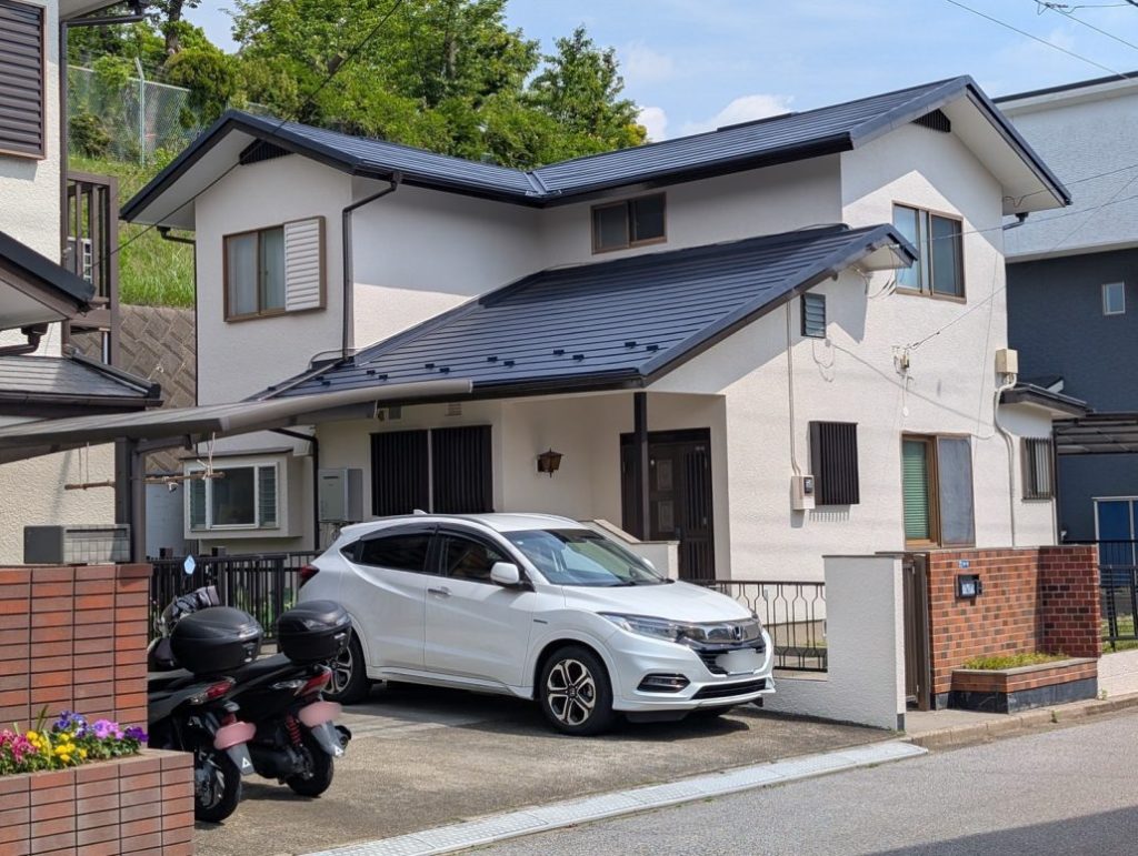 柏市H様邸 外壁塗装・屋根カバー工事