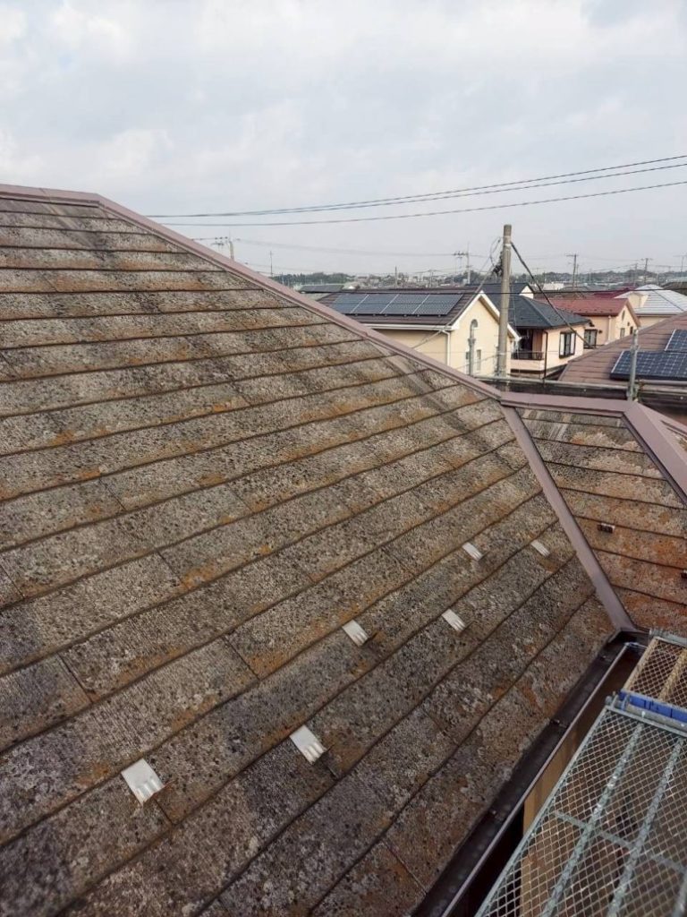 市川市W様邸屋根塗装施工前